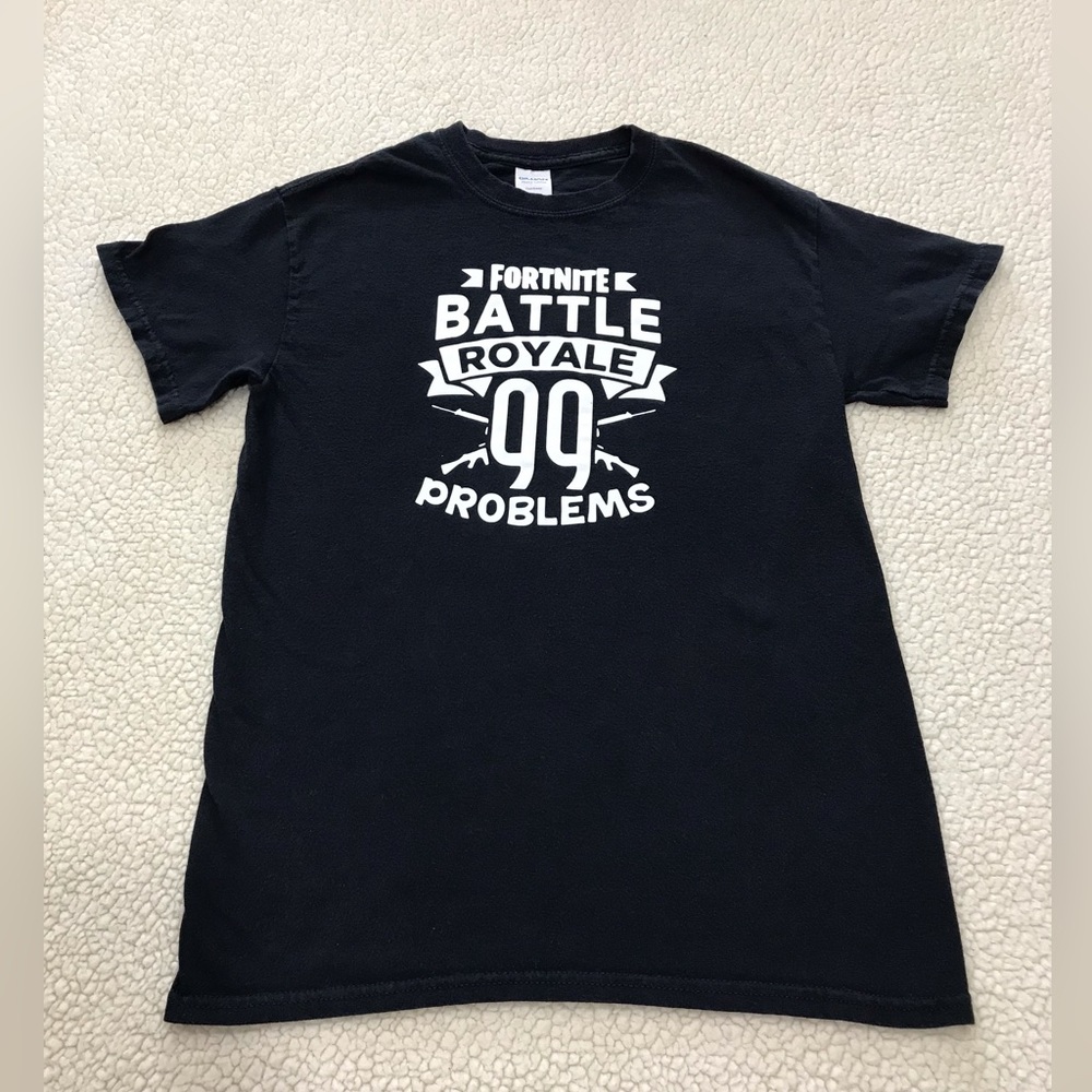 Fortnite Battle Royale 99 Problems T-shirt
Size Small Unisex 
100% Cotton - Picture 6 of 16